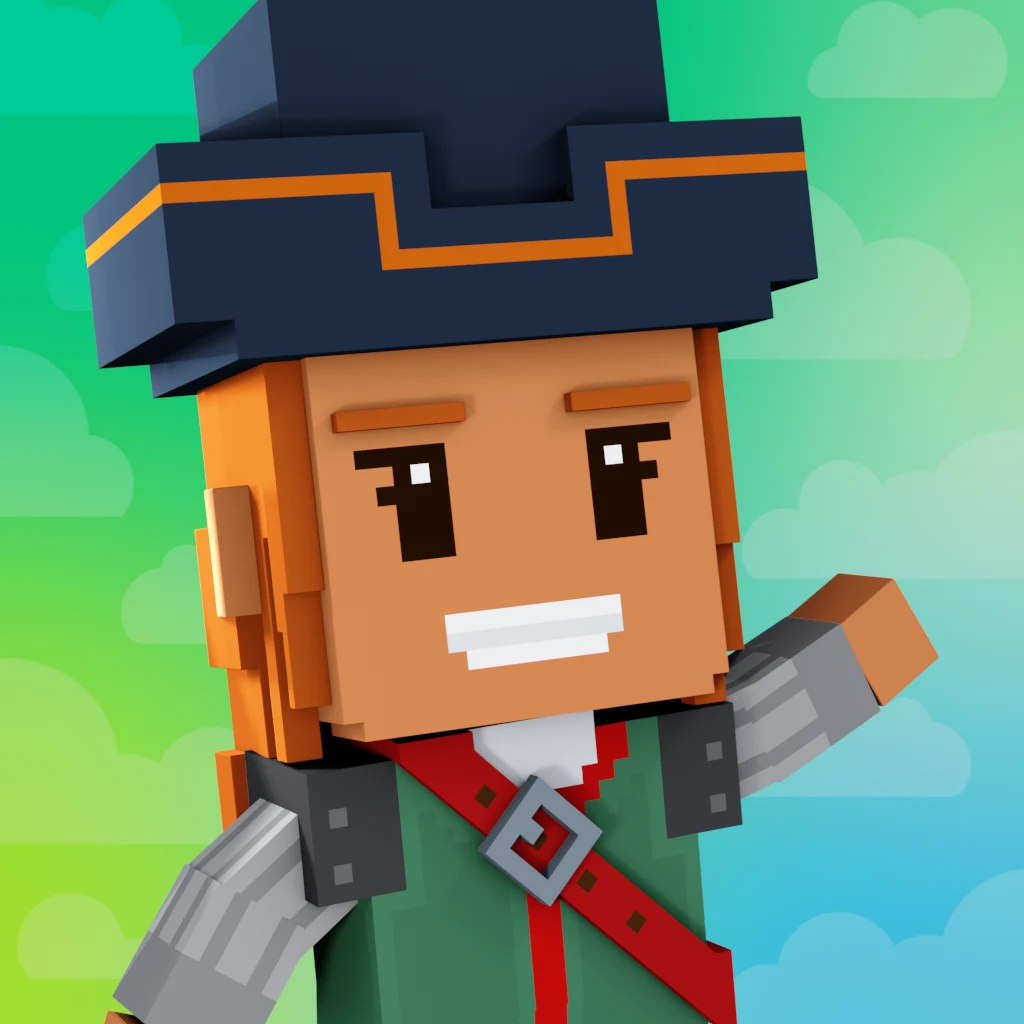Pirate #8282 voxel render