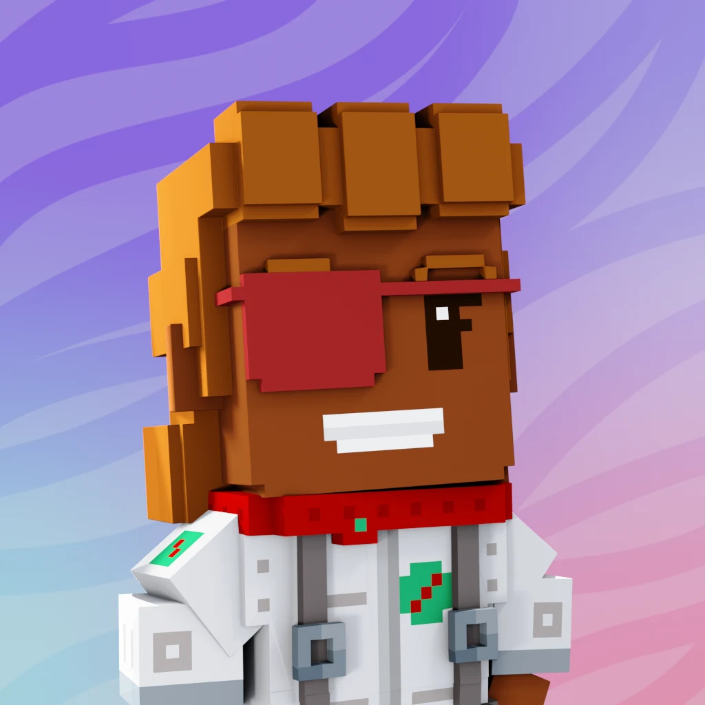 Pirate #8287 voxel render