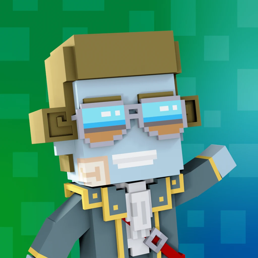 Pirate #8288 voxel render