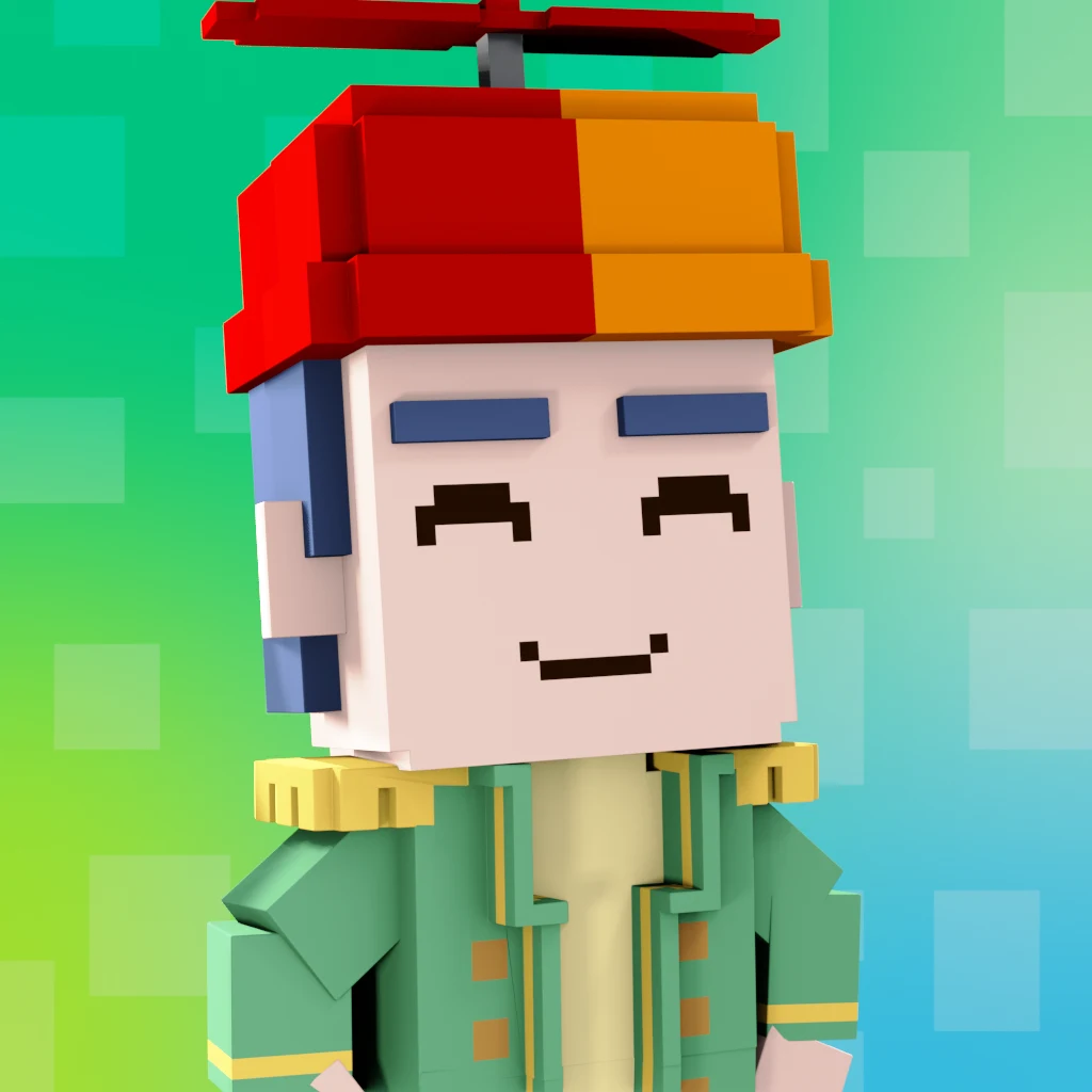 Pirate #8289 voxel render