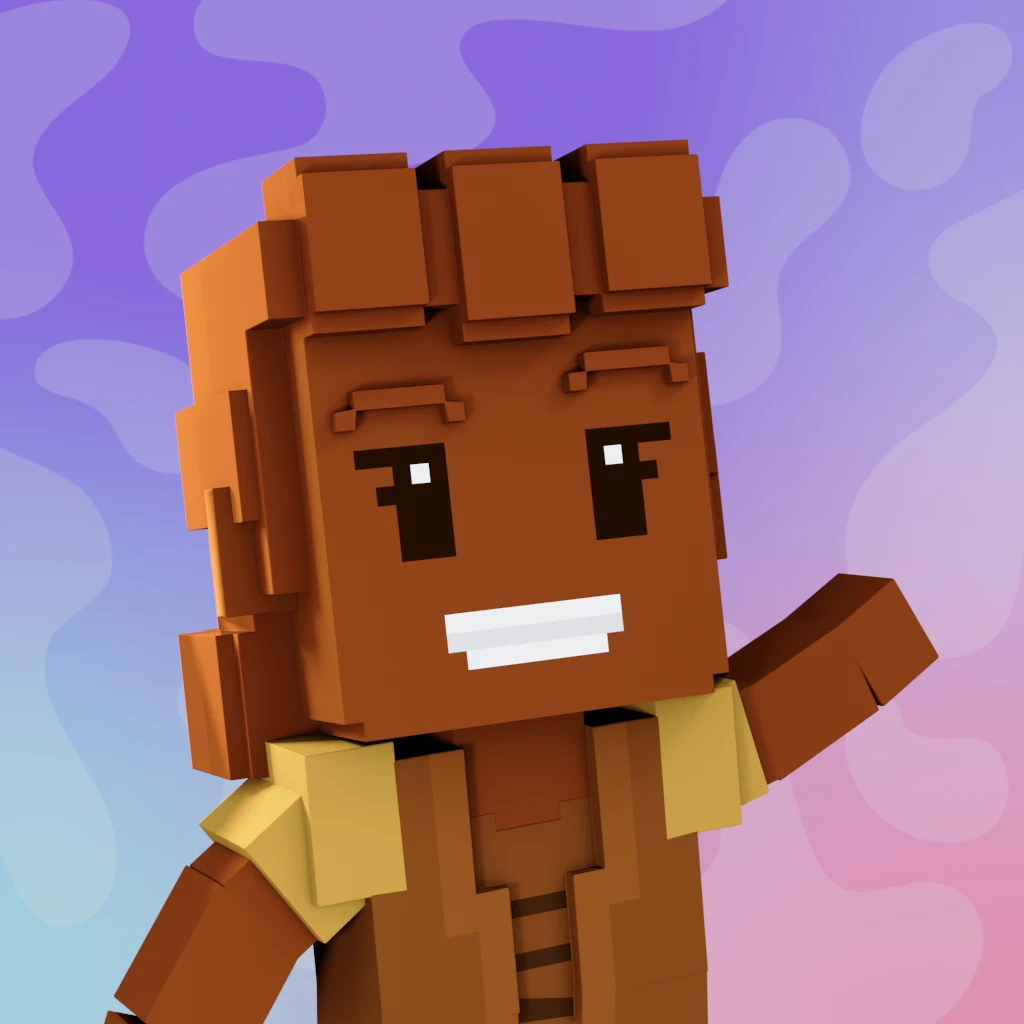 Pirate #8290 voxel render