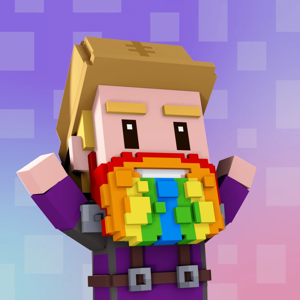 Pirate #8294 voxel render