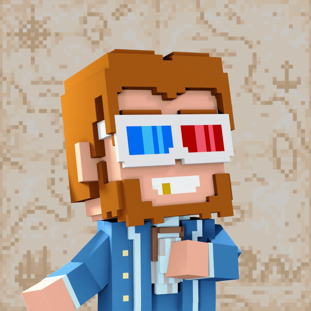 Pirate #8295 voxel render