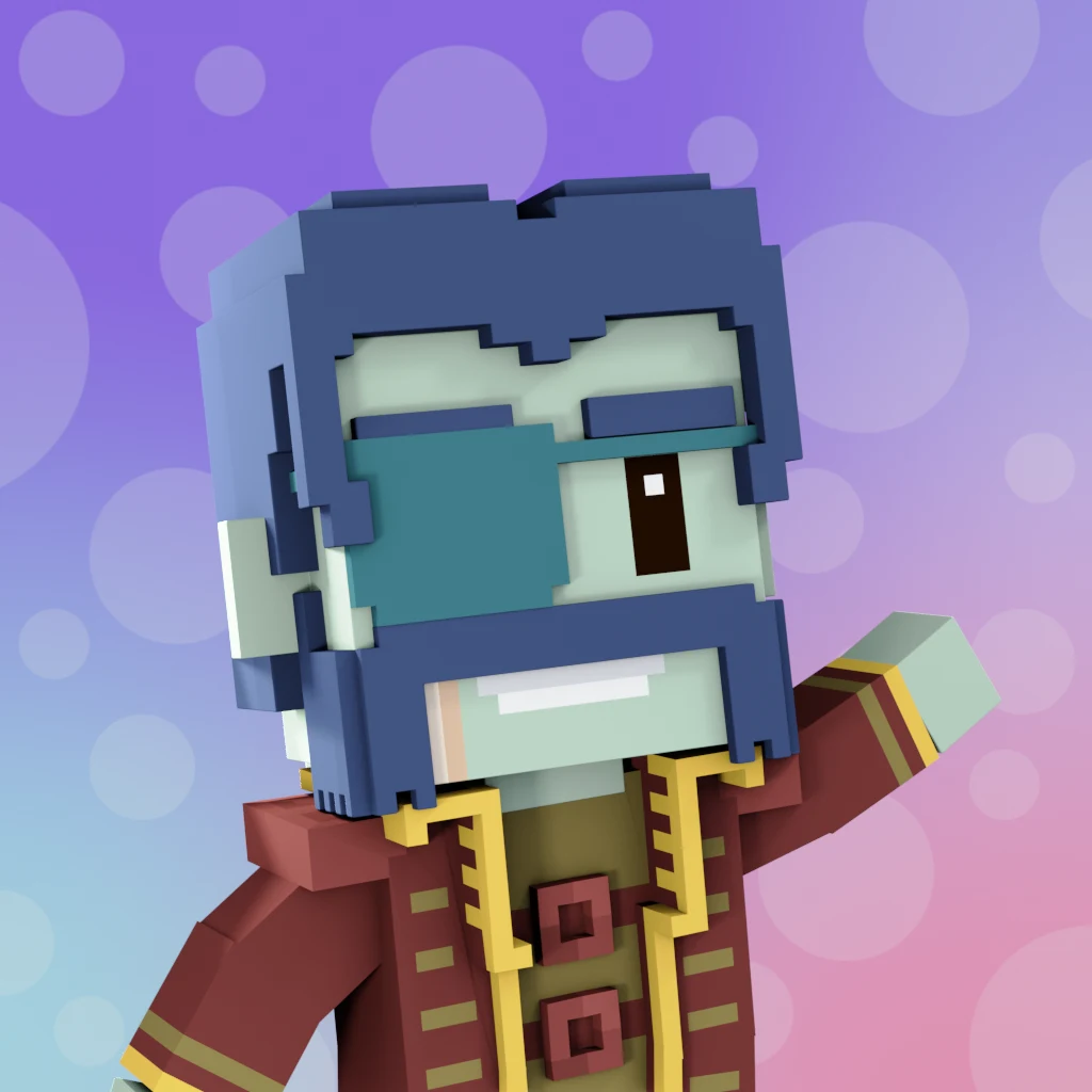 Pirate #8297 voxel render