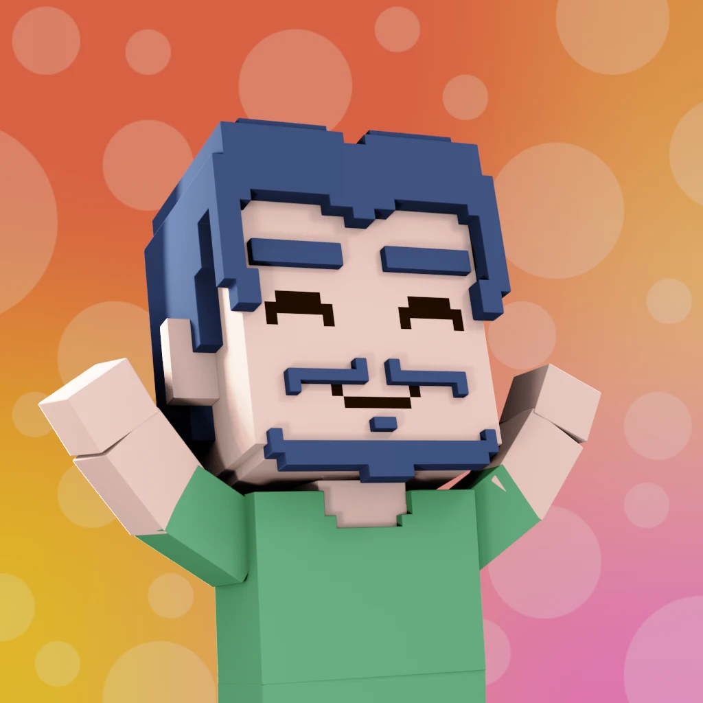 Pirate #8298 voxel render