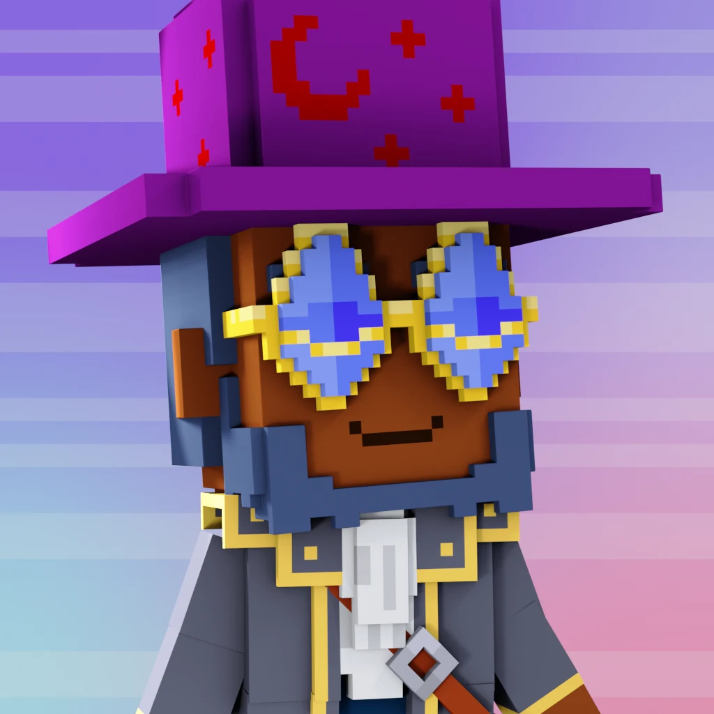 Pirate #8301 voxel render