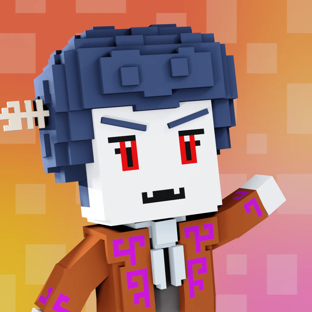 Pirate #8303 voxel render