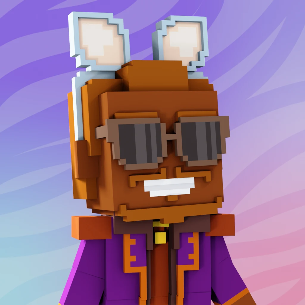 Pirate #8305 voxel render