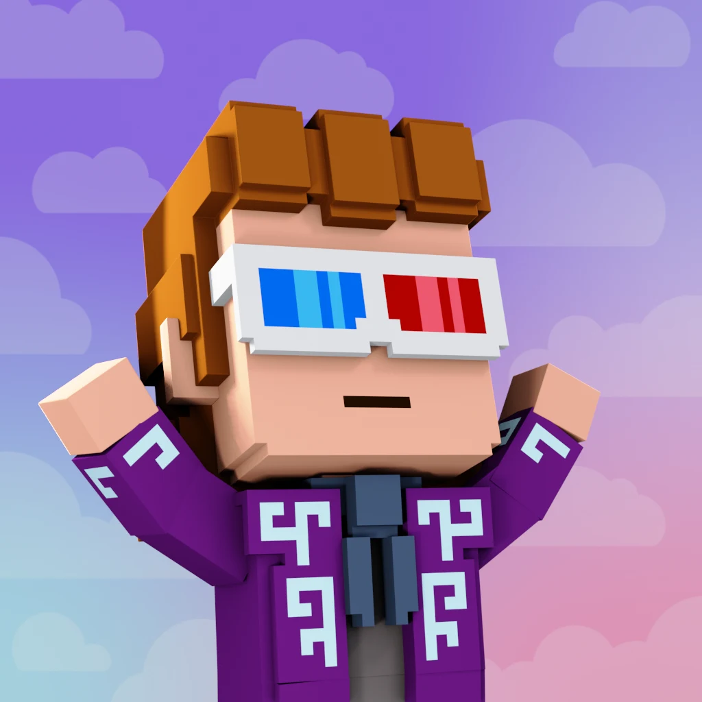 Pirate #8307 voxel render