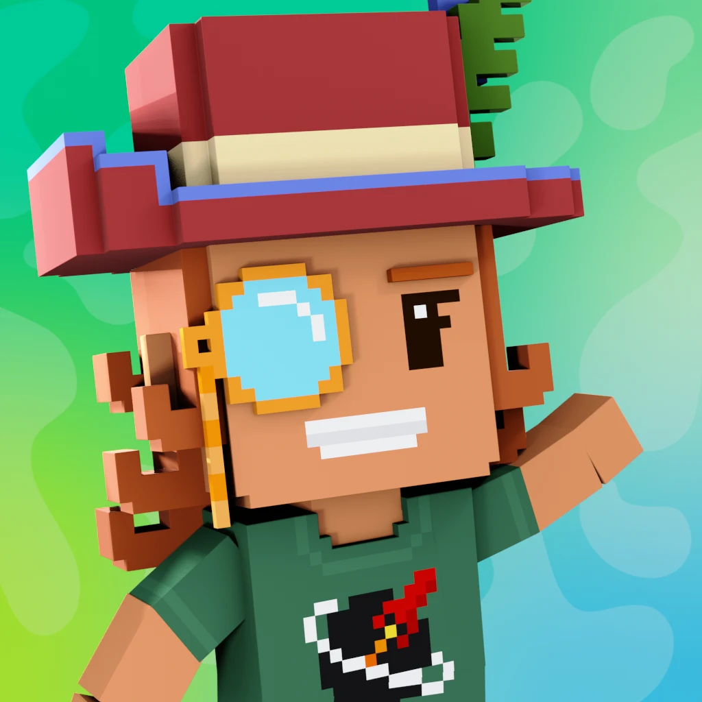 Pirate #8308 voxel render