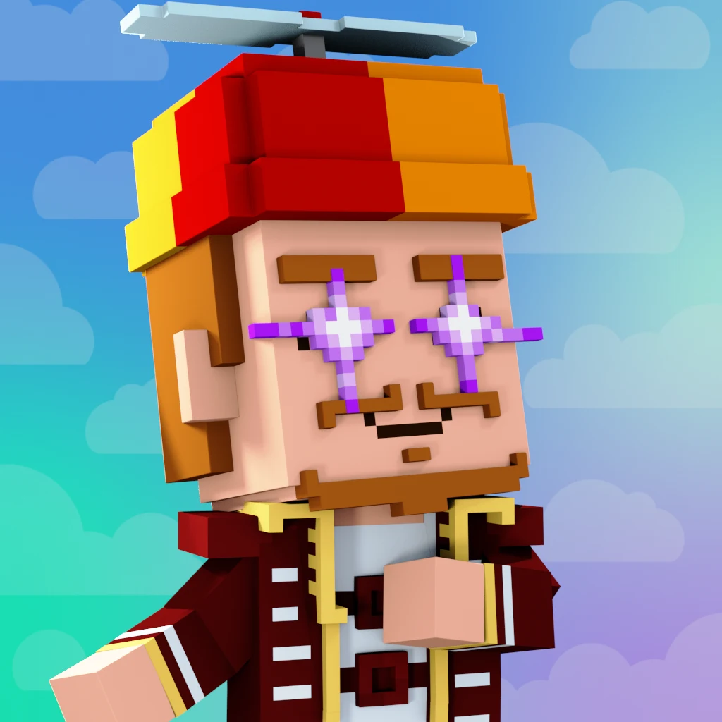 Pirate #8309 voxel render