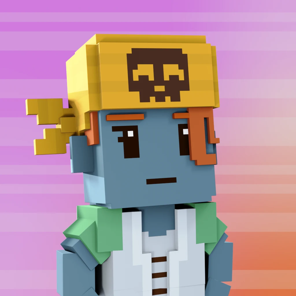 Pirate #831 voxel render