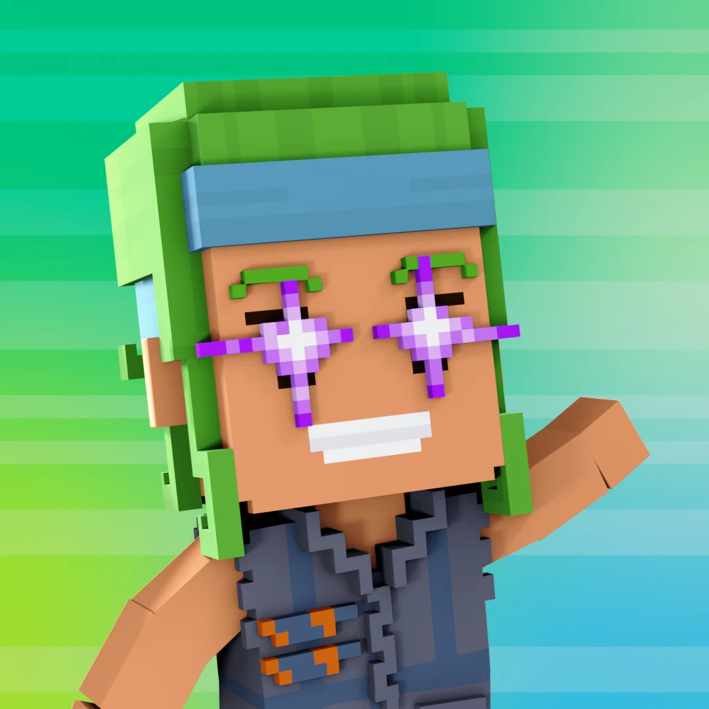Pirate #8314 voxel render