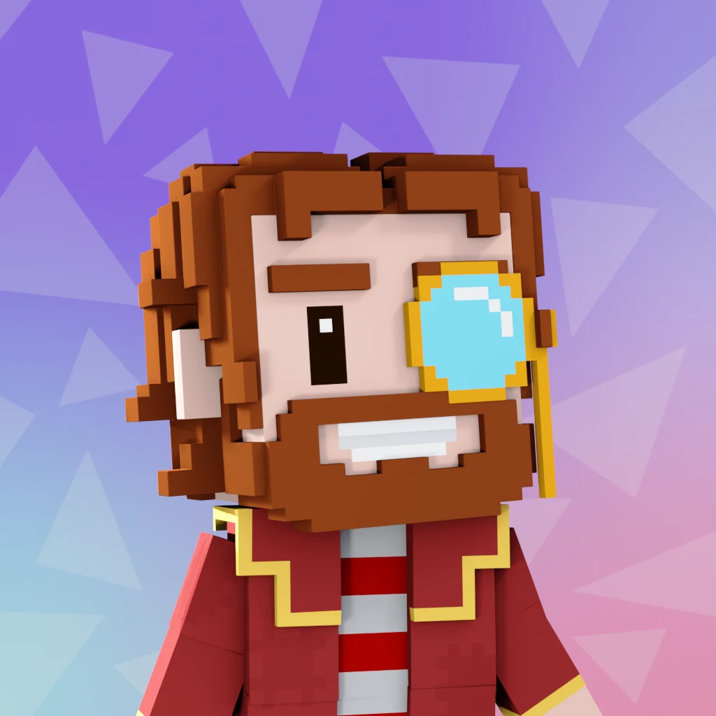 Pirate #8315 voxel render