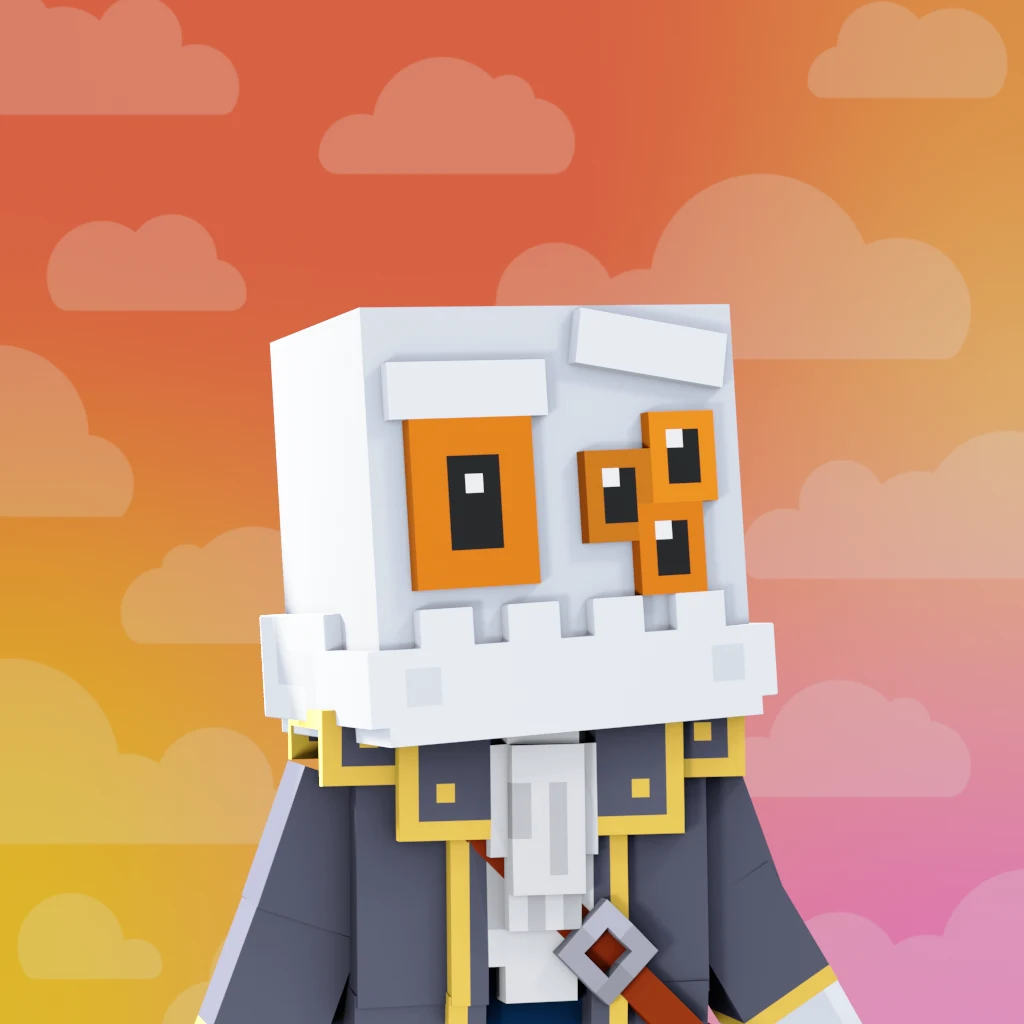 Pirate #8316 voxel render