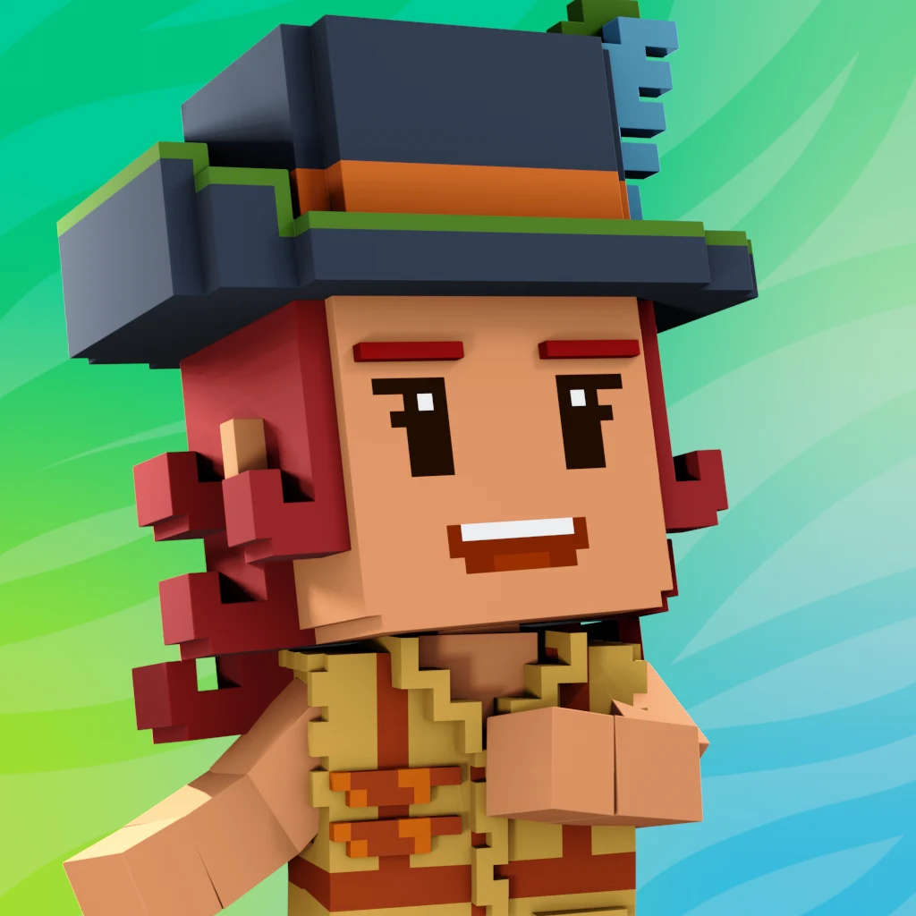 Pirate #8317 voxel render
