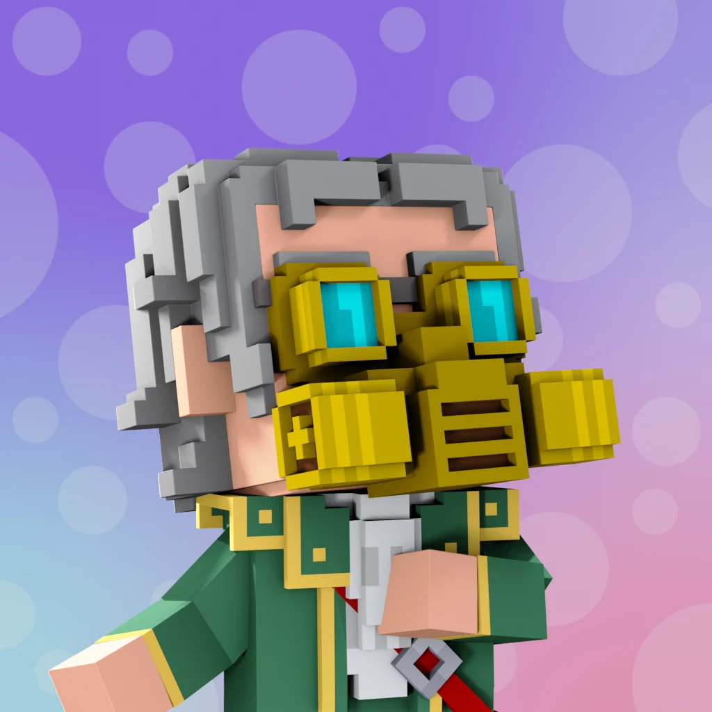 Pirate #8319 voxel render