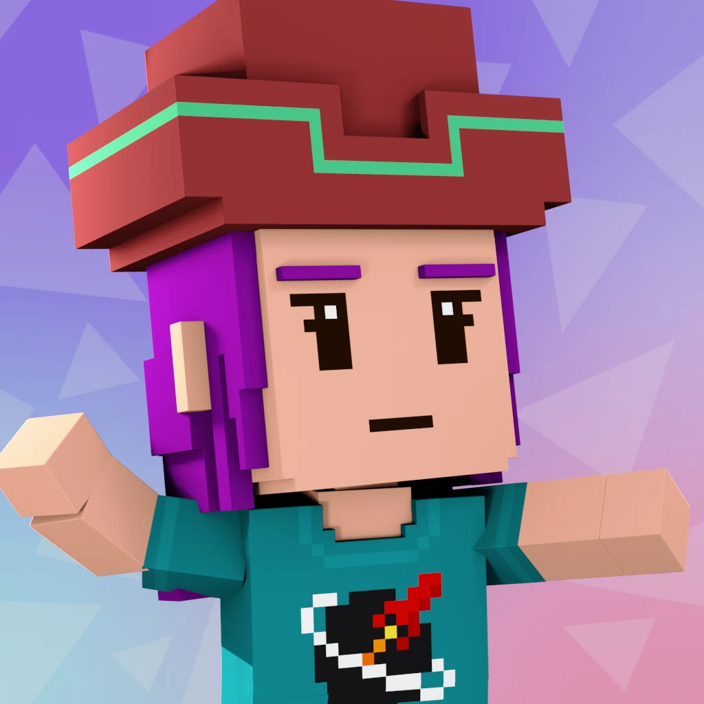 Pirate #8320 voxel render