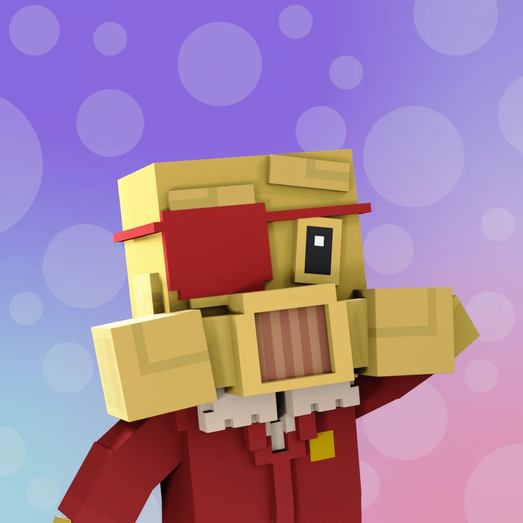 Pirate #8322 voxel render