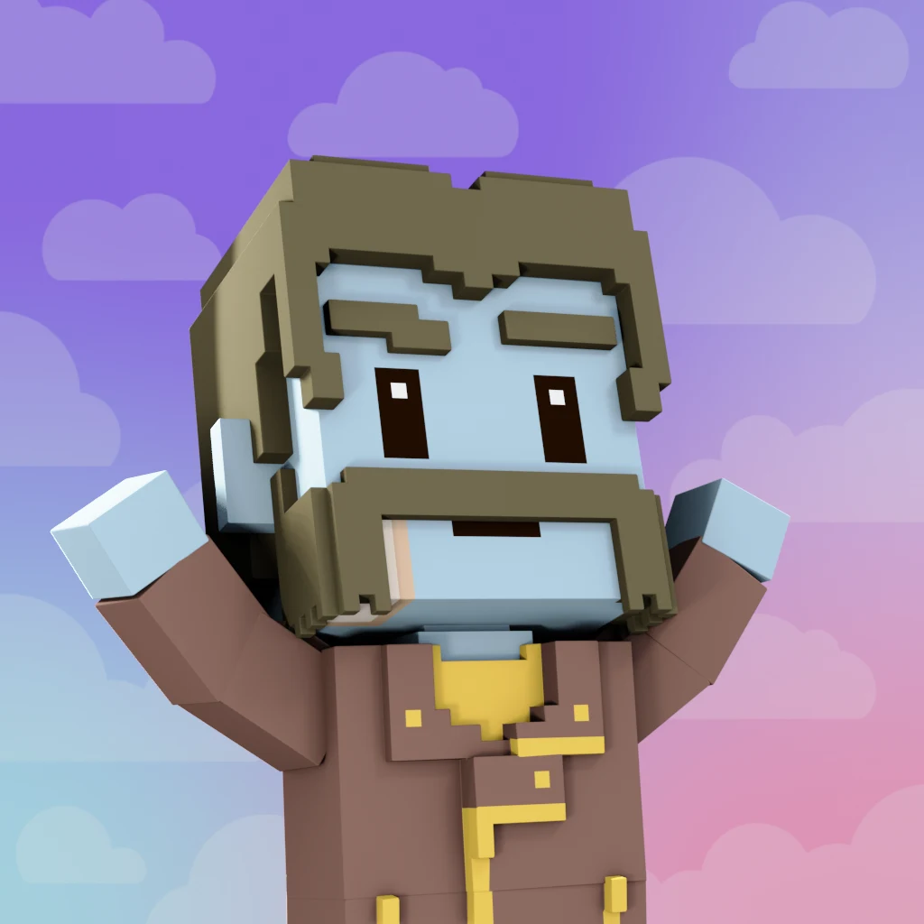 Pirate #8324 voxel render