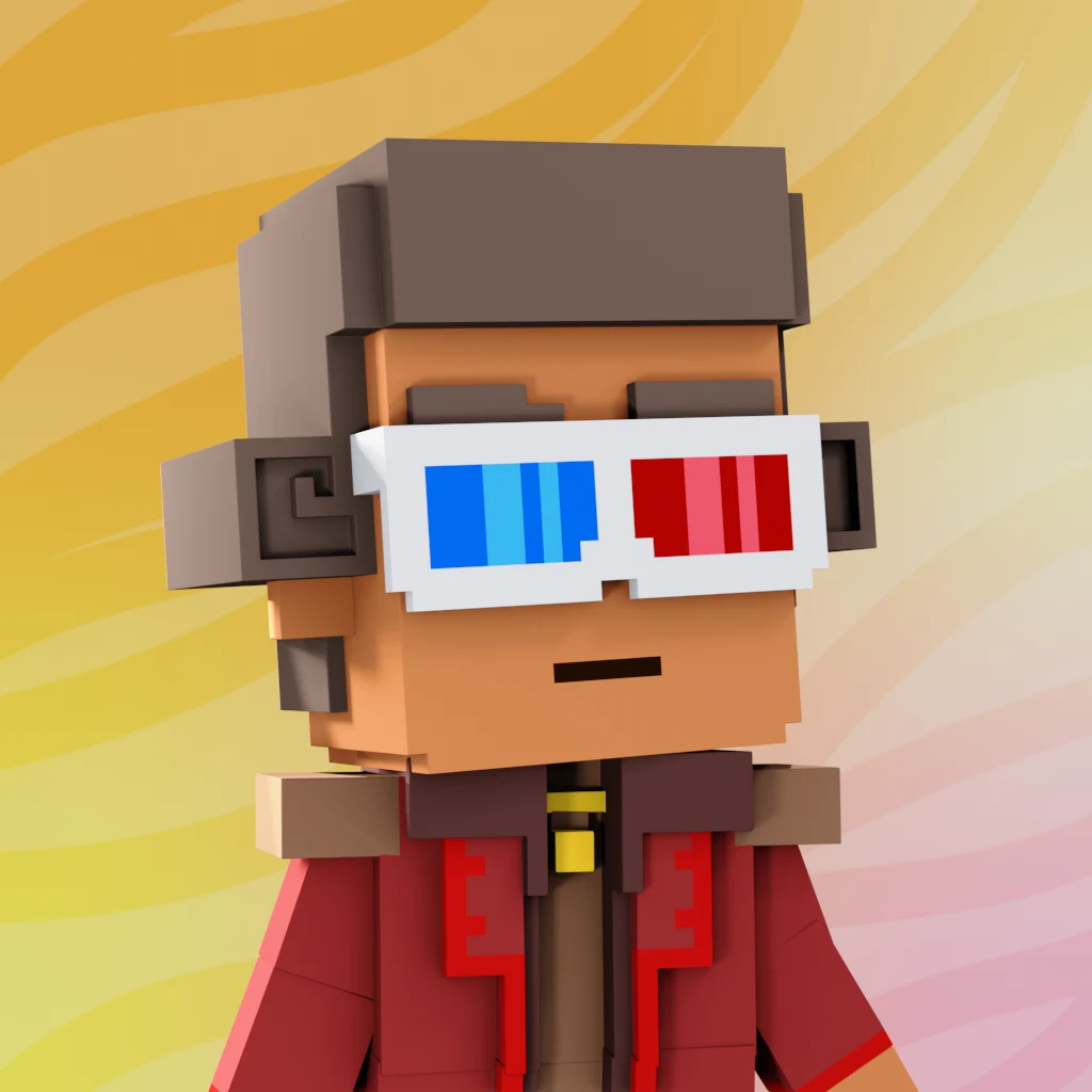 Pirate #8325 voxel render