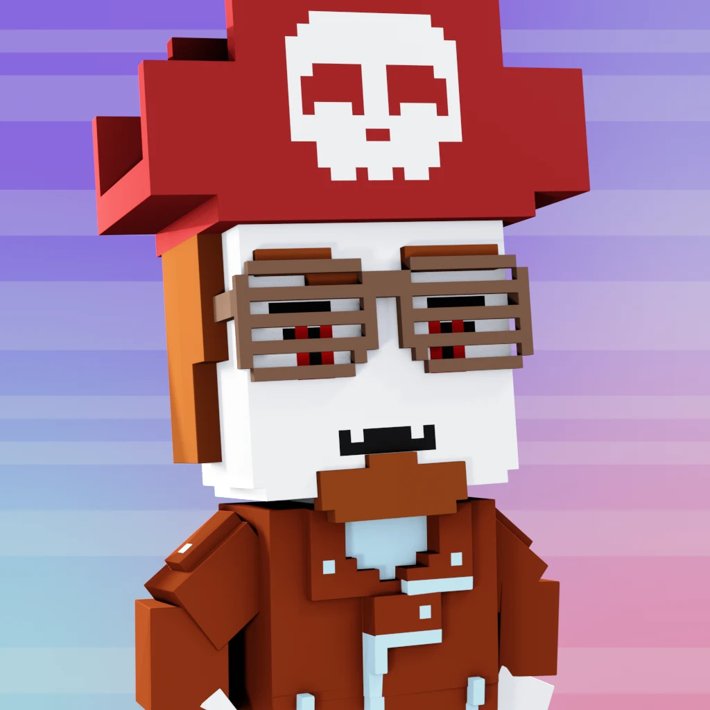 Pirate #8326 voxel render