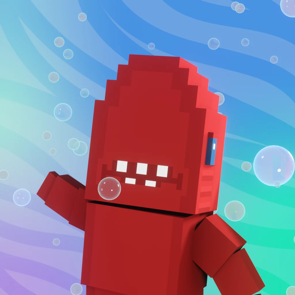Pirate #8327 voxel render