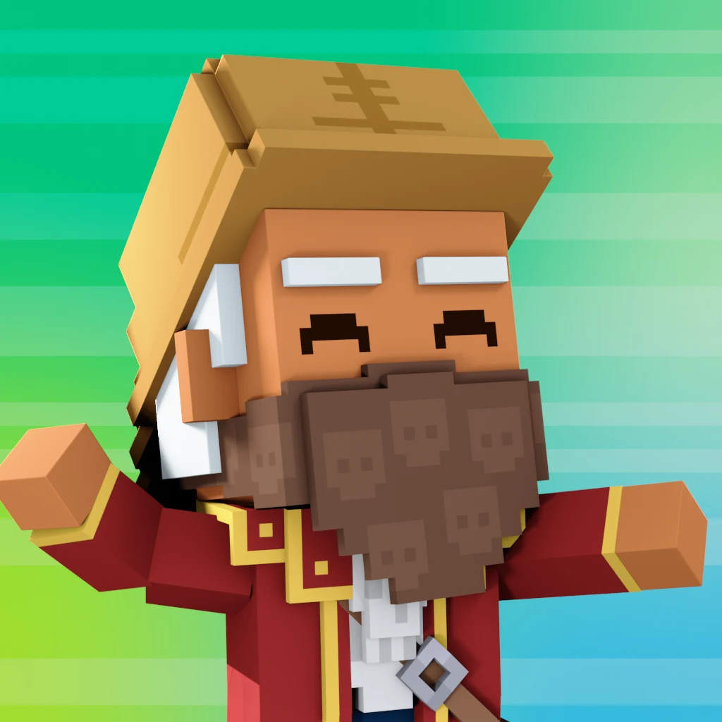 Pirate #8329 voxel render