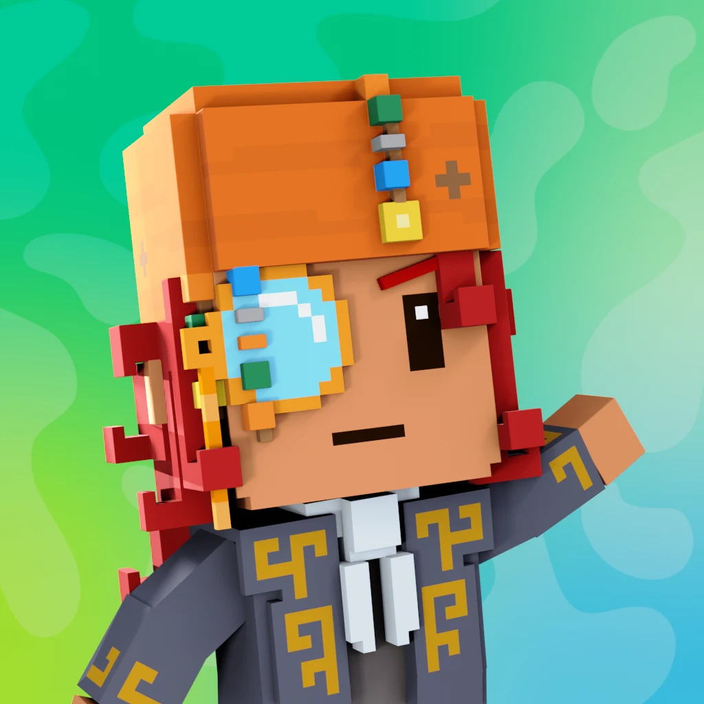 Pirate #833 voxel render