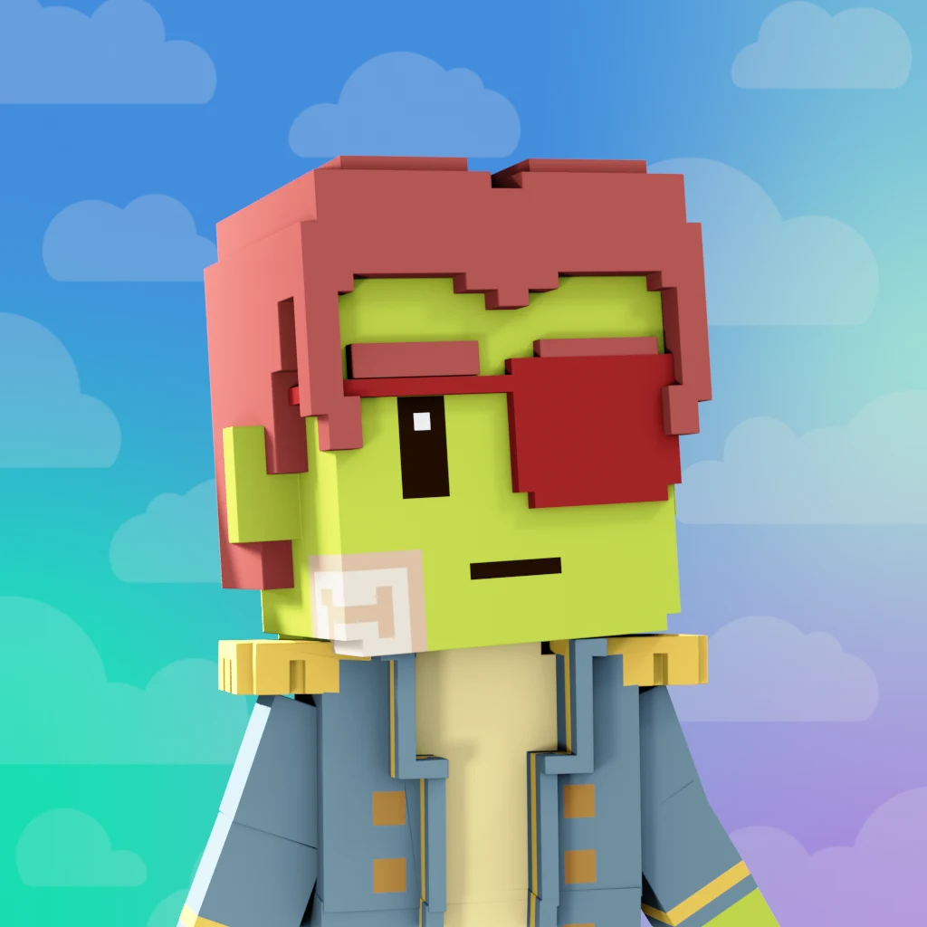 Pirate #8330 voxel render