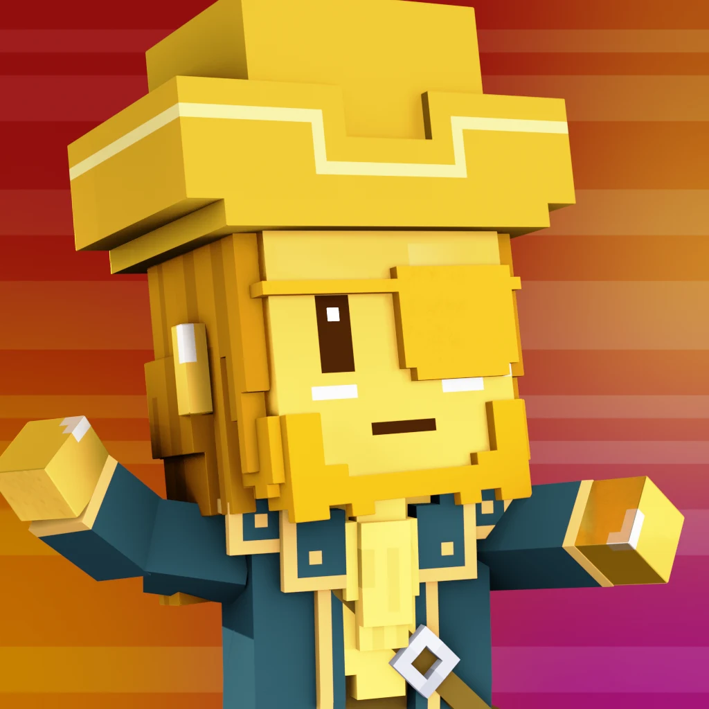Pirate #8334 voxel render
