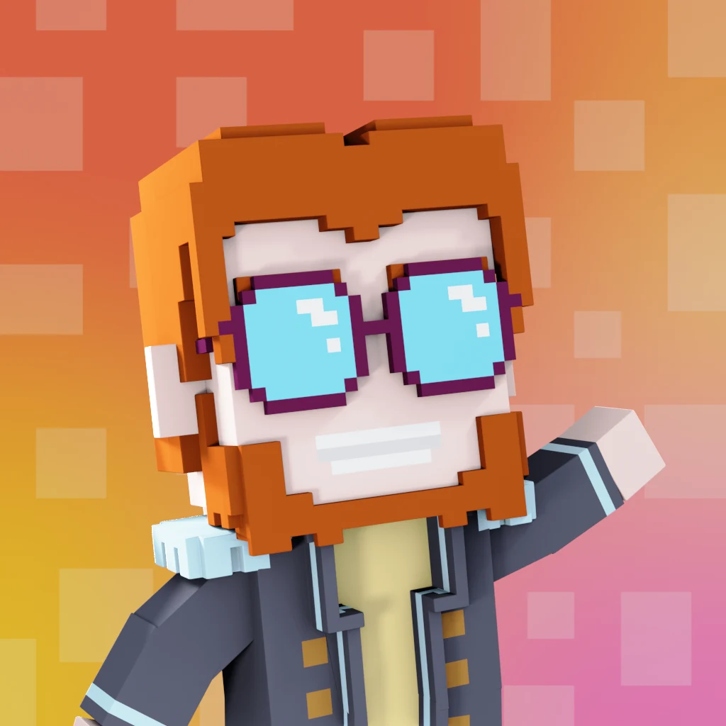Pirate #8337 voxel render