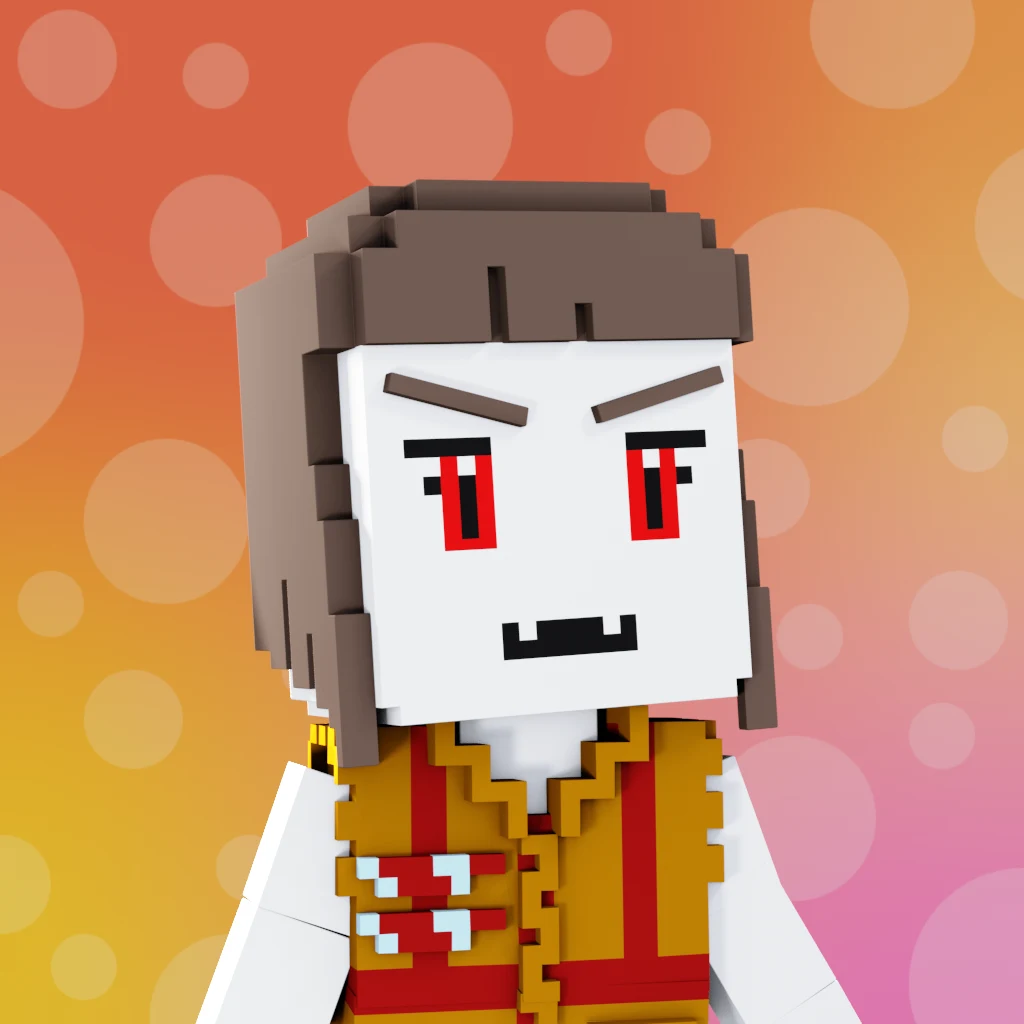 Pirate #8338 voxel render