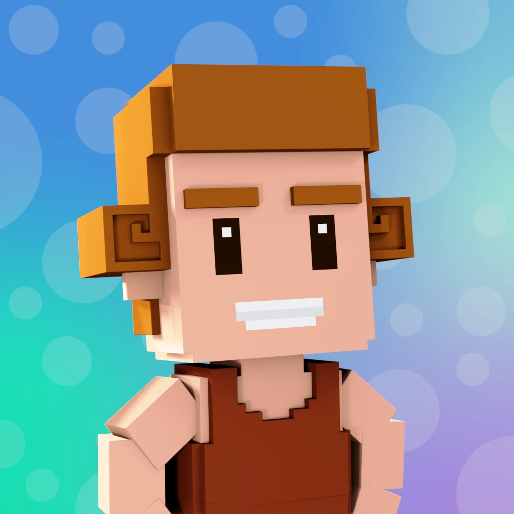 Pirate #8339 voxel render