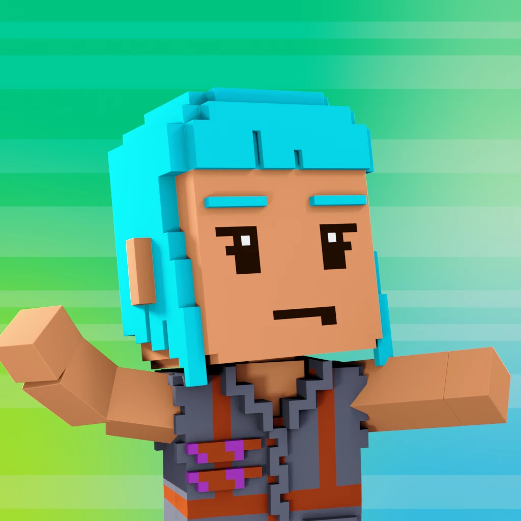 Pirate #834 voxel render