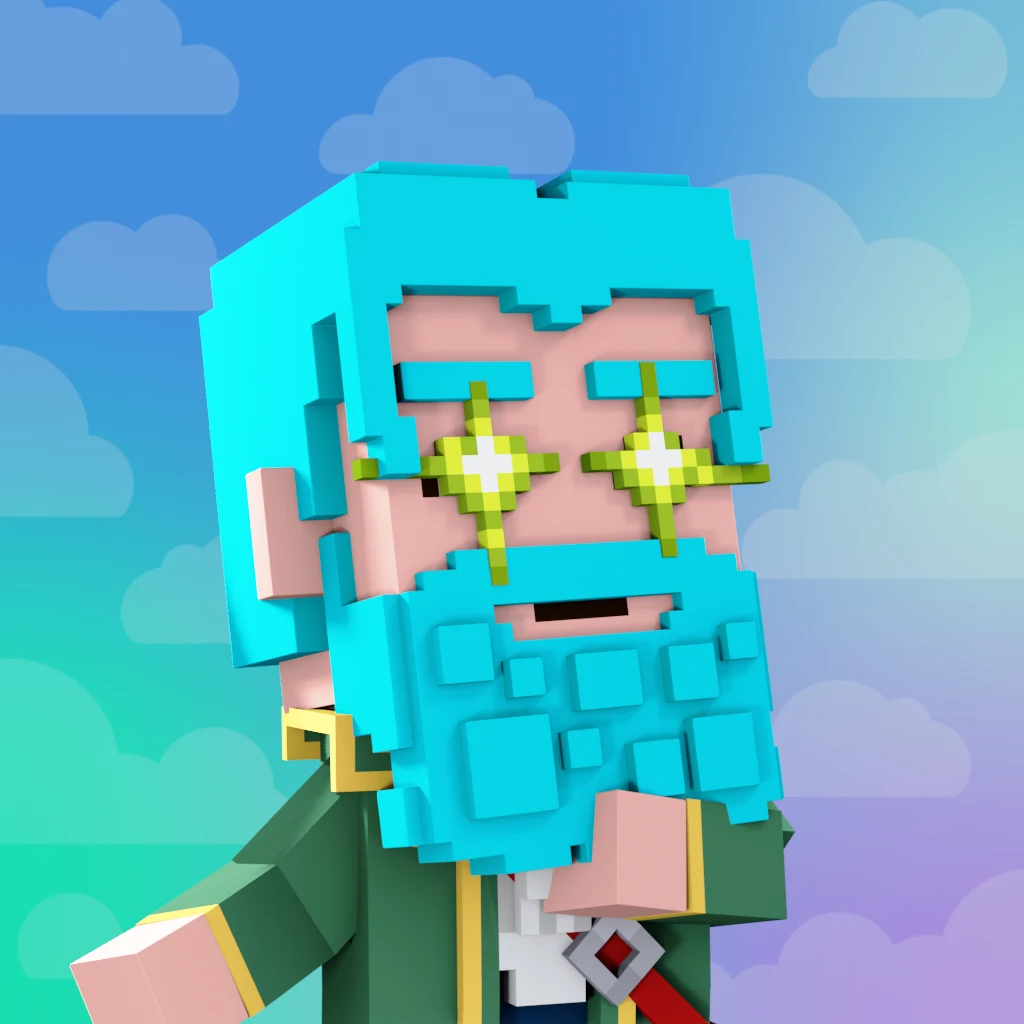 Pirate #8340 voxel render