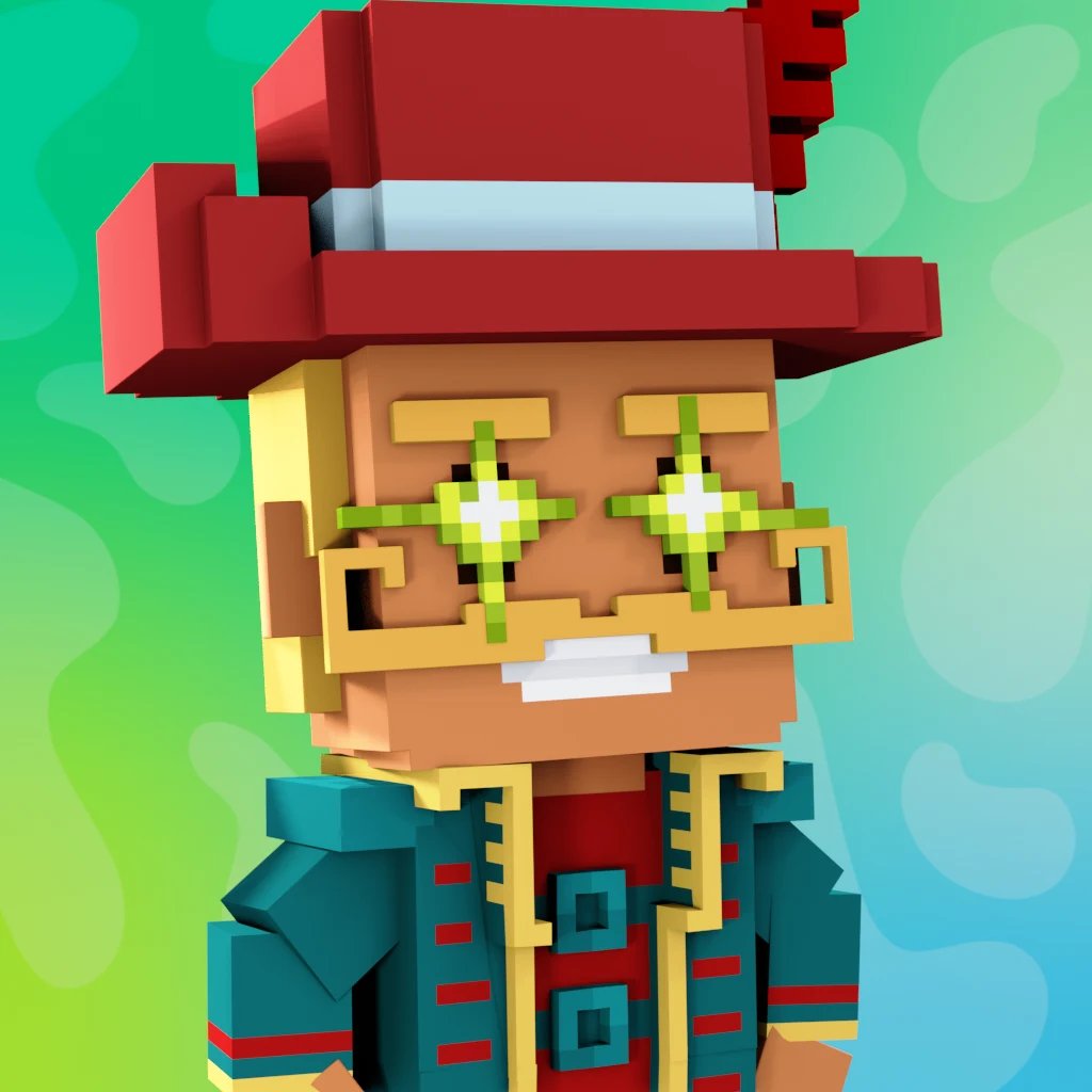 Pirate #8341 voxel render