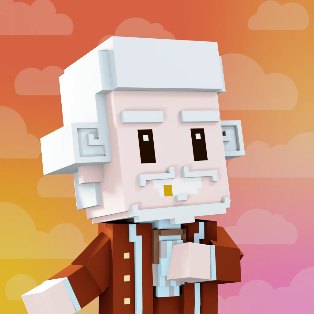Pirate #8343 voxel render