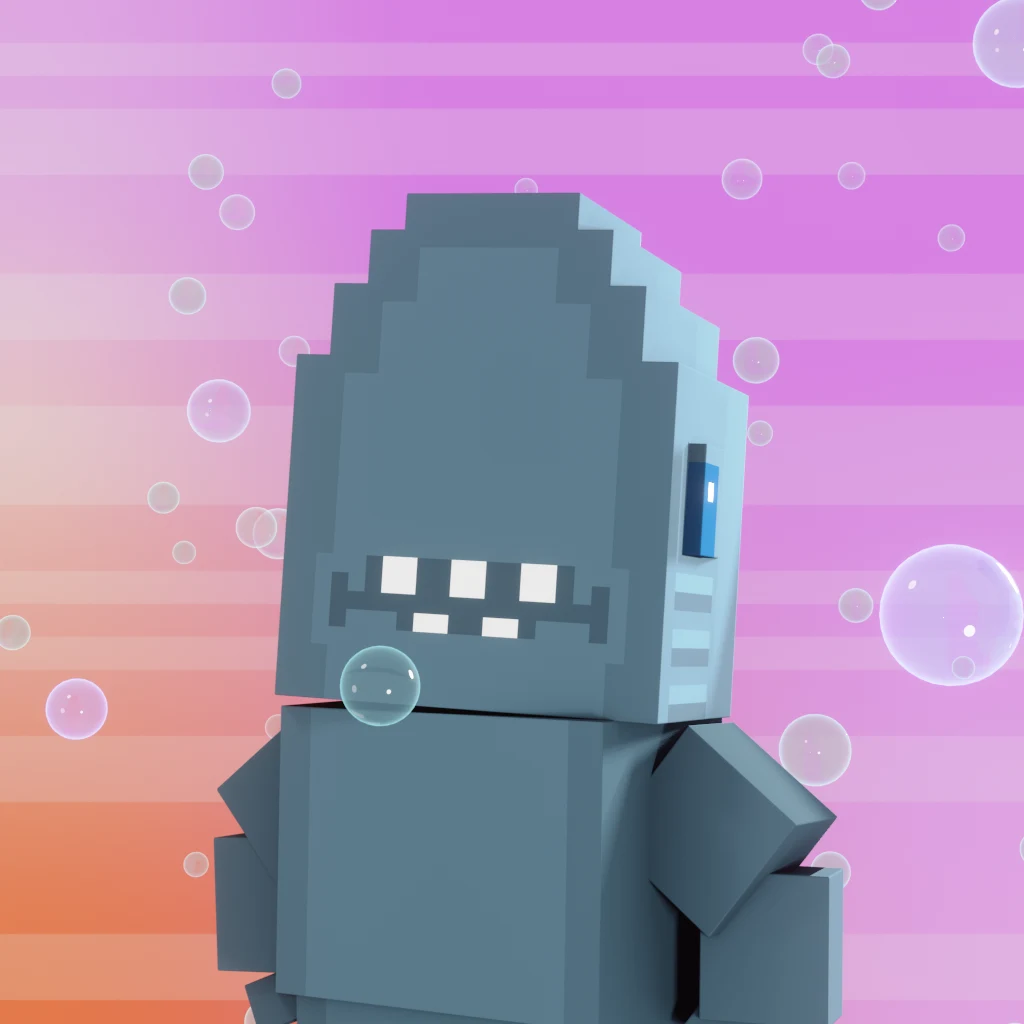 Pirate #8345 voxel render