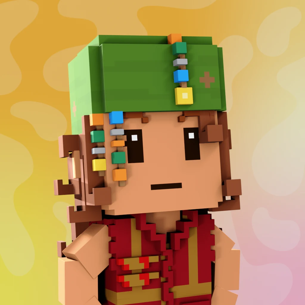 Pirate #8350 voxel render