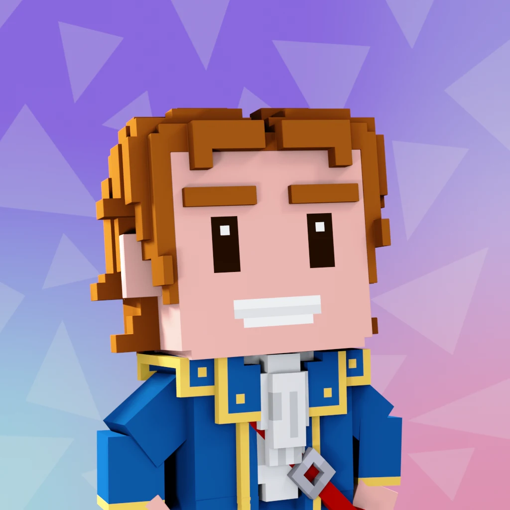Pirate #8351 voxel render