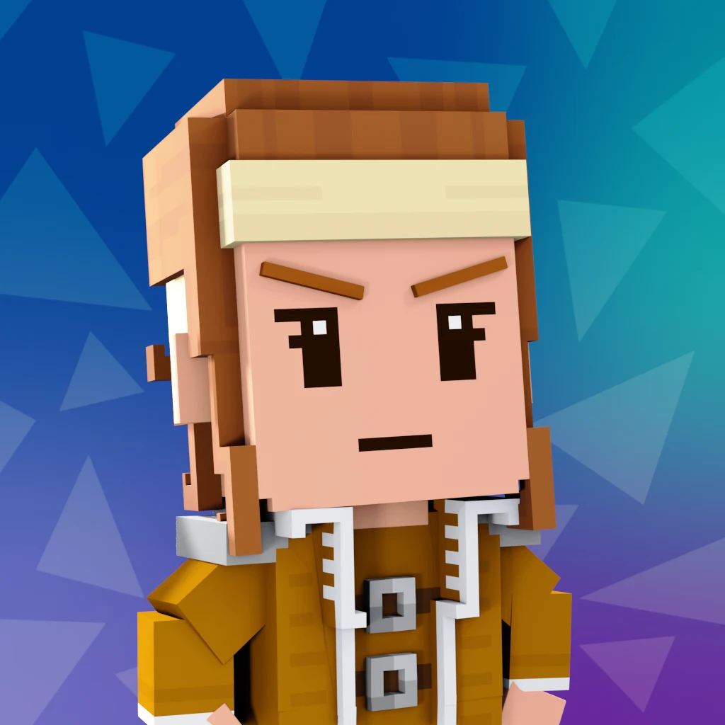 Pirate #8352 voxel render
