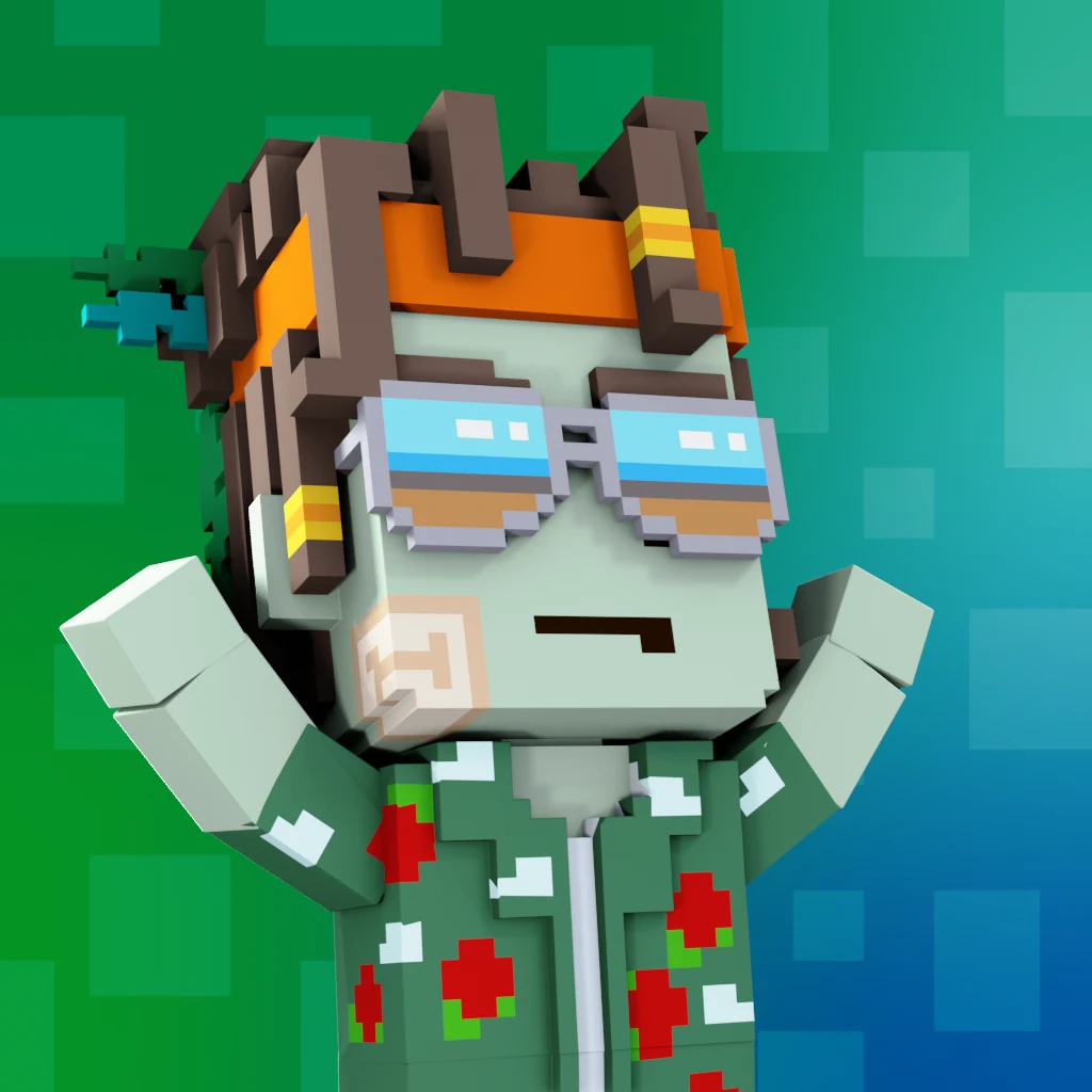 Pirate #8353 voxel render