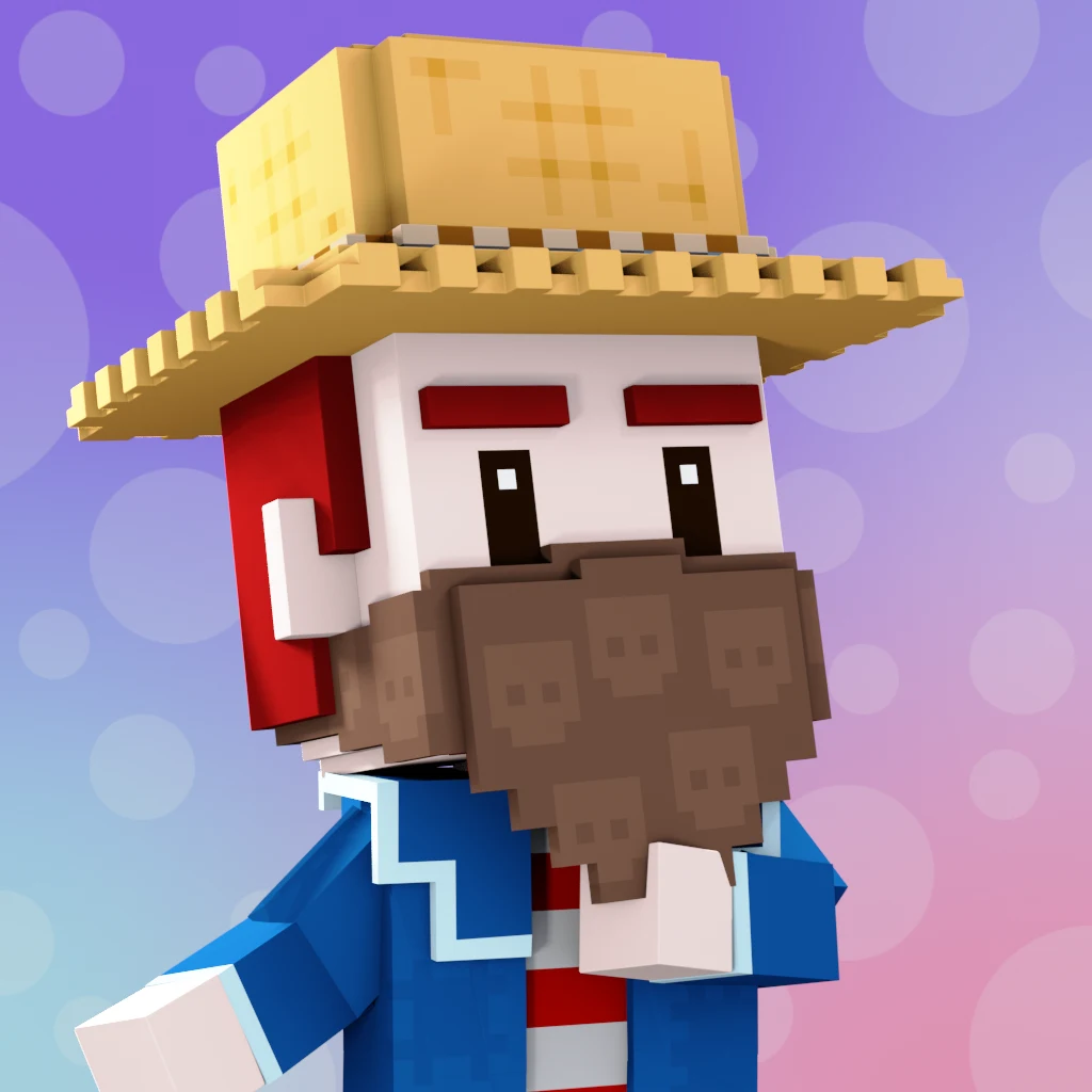 Pirate #8354 voxel render