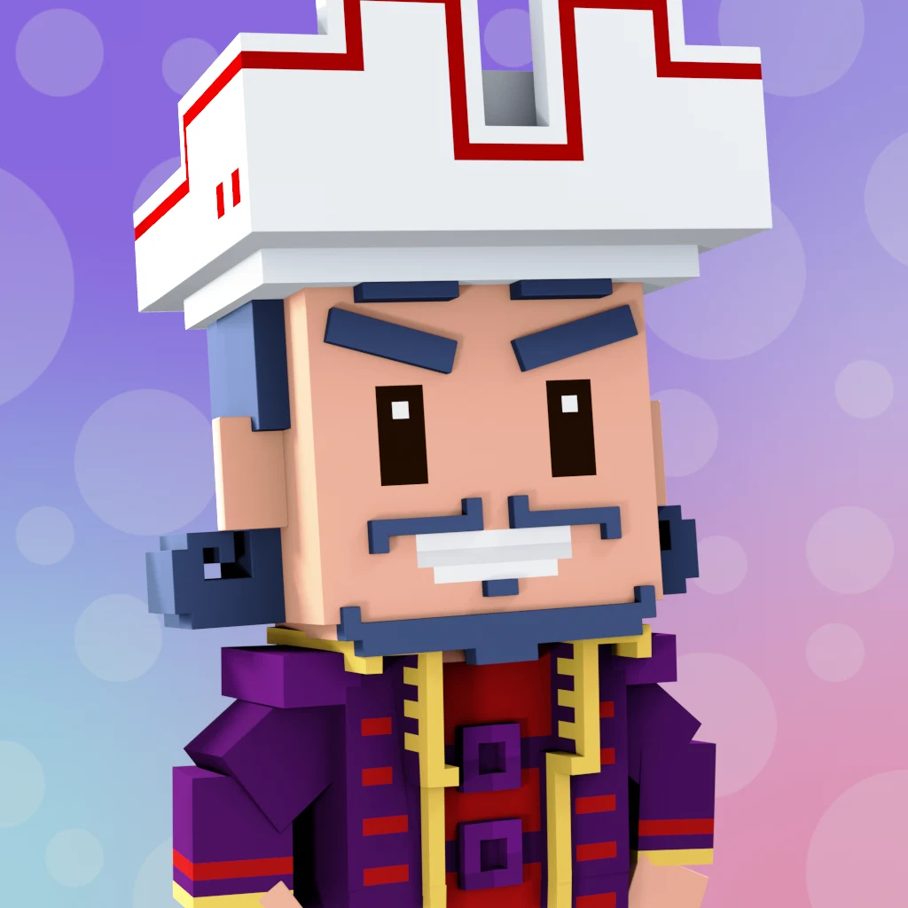 Pirate #8355 voxel render