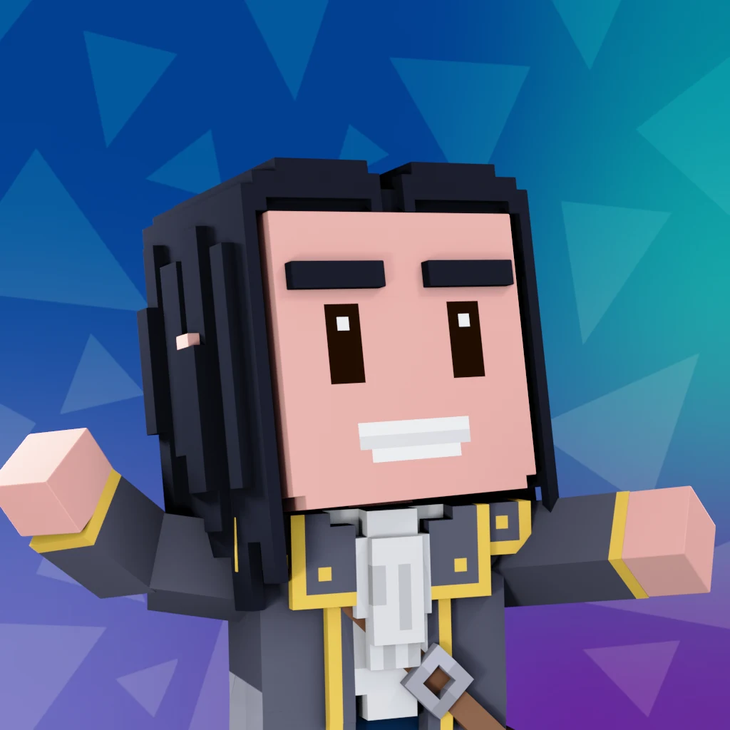 Pirate #8356 voxel render