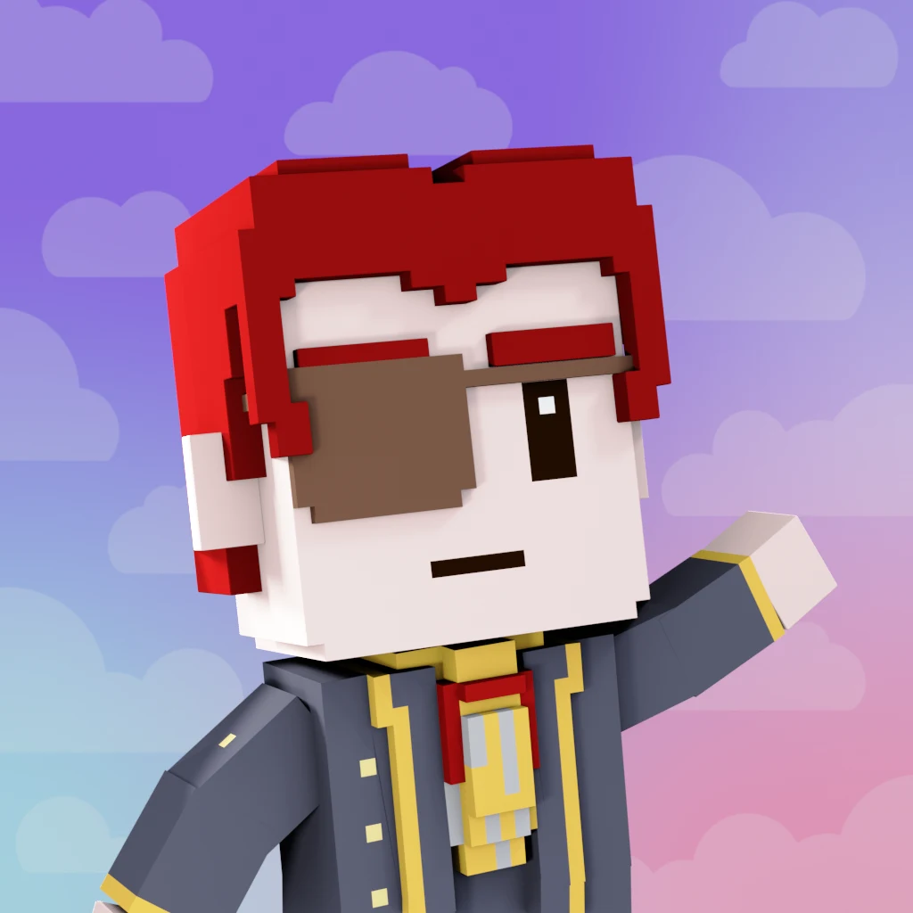 Pirate #8359 voxel render