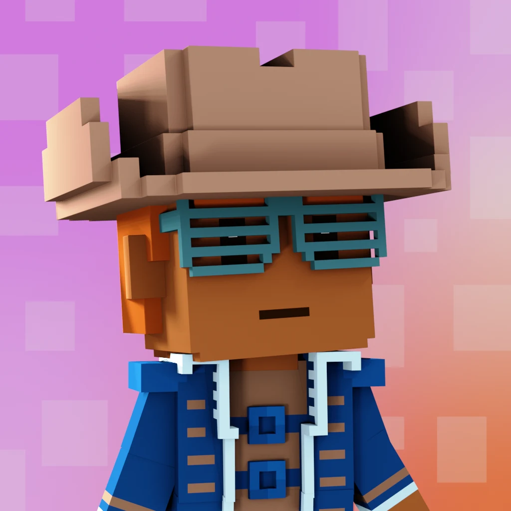 Pirate #836 voxel render