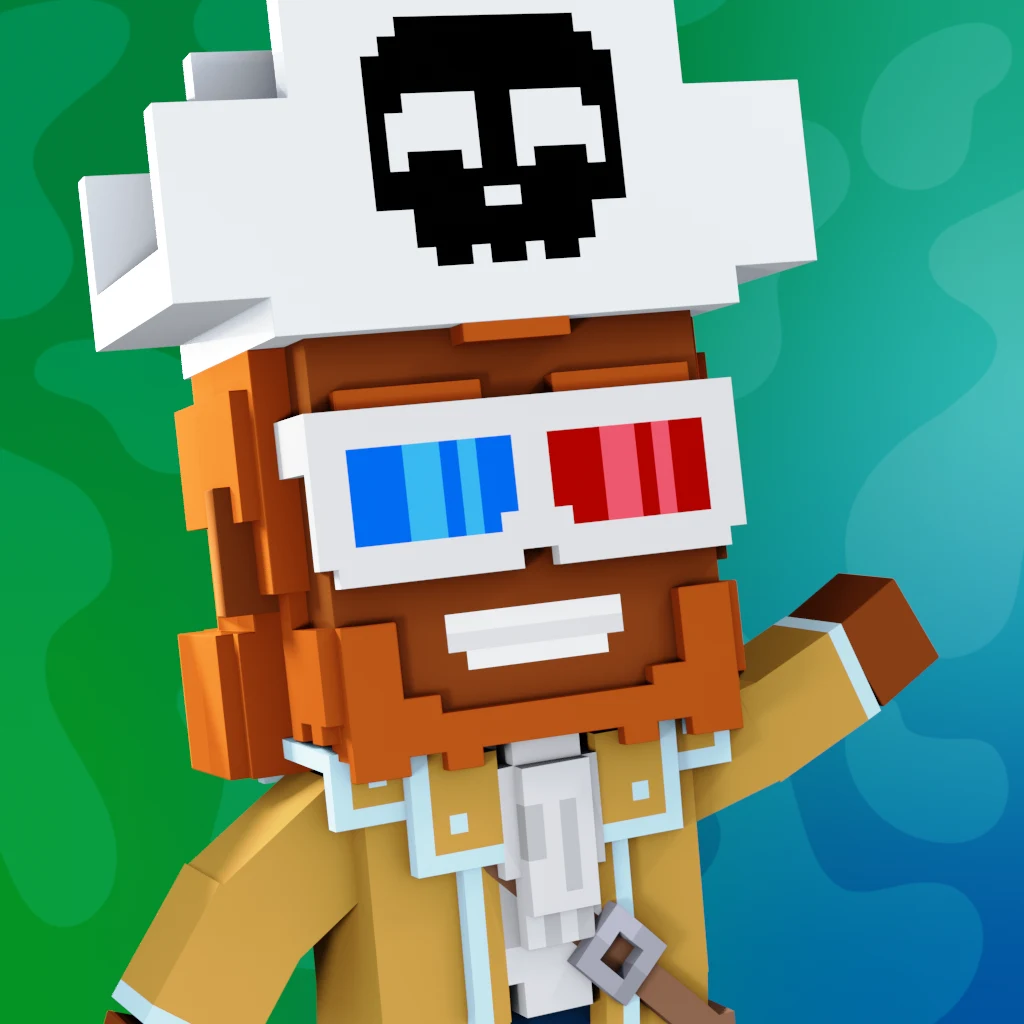 Pirate #8362 voxel render