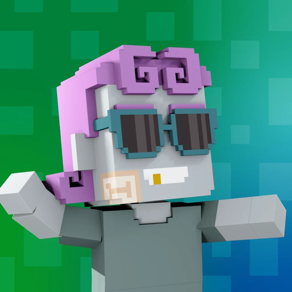 Pirate #8363 voxel render